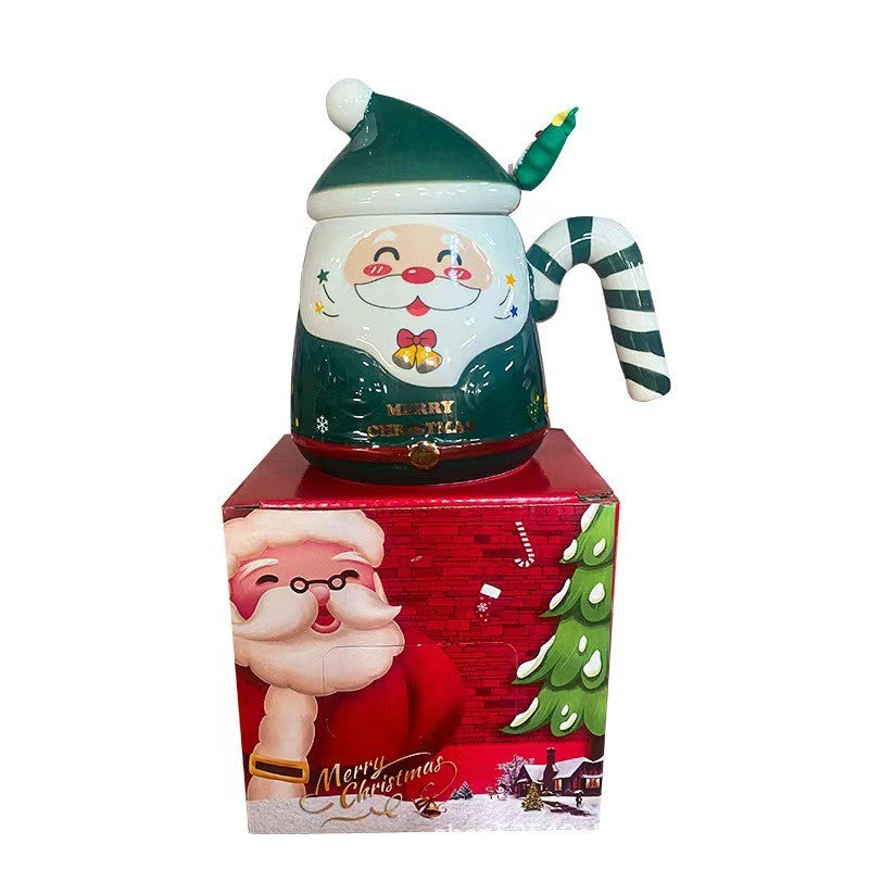 North Pole Cheer Hand-Painted Holiday Mug