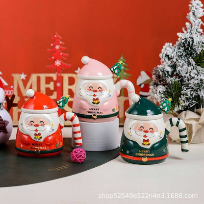 North Pole Cheer Hand-Painted Holiday Mug