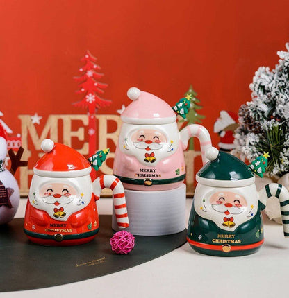 North Pole Cheer Hand-Painted Holiday Mug