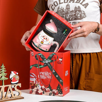 North Pole Cheer Hand-Painted Holiday Mug