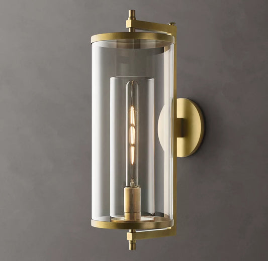 Optical Crystal Cylinder Wall Light
