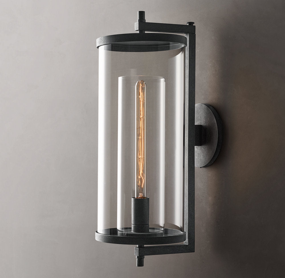 Optical Crystal Cylinder Wall Light