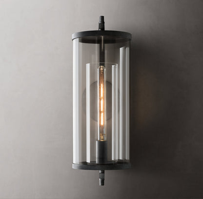 Optical Crystal Cylinder Wall Light