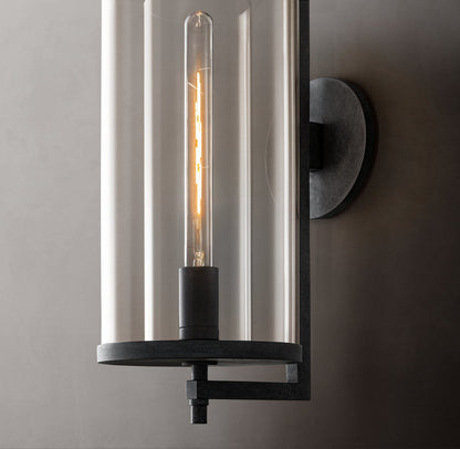 Optical Crystal Cylinder Wall Light