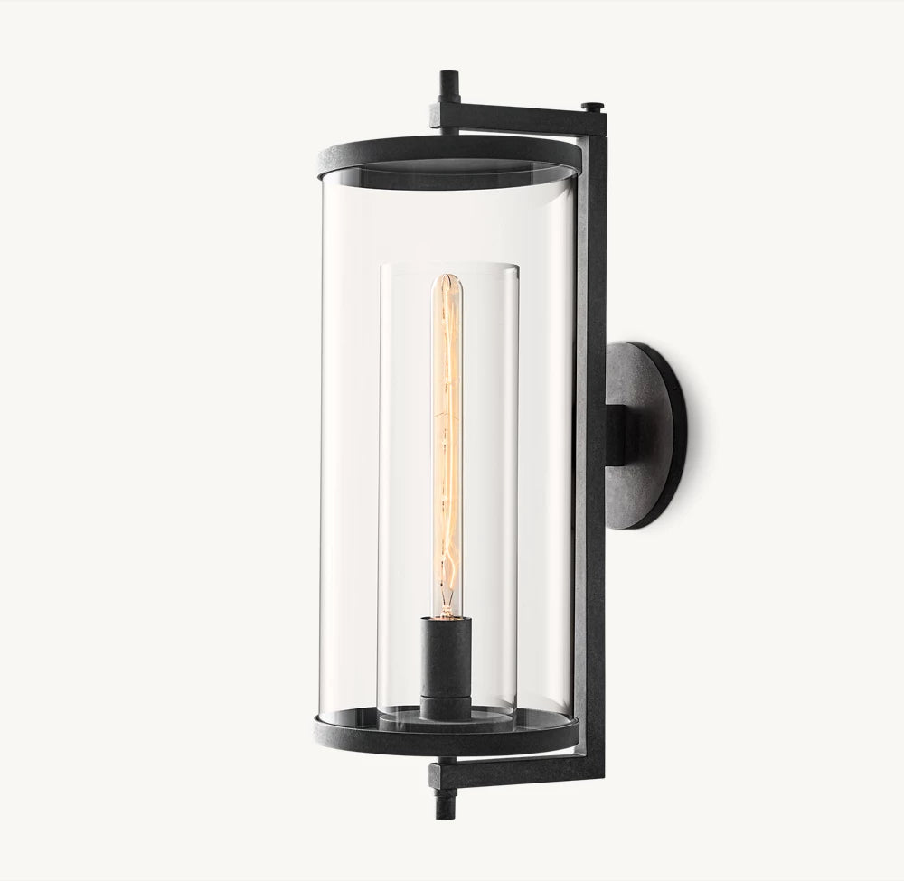 Optical Crystal Cylinder Wall Light