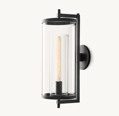 Optical Crystal Cylinder Wall Light