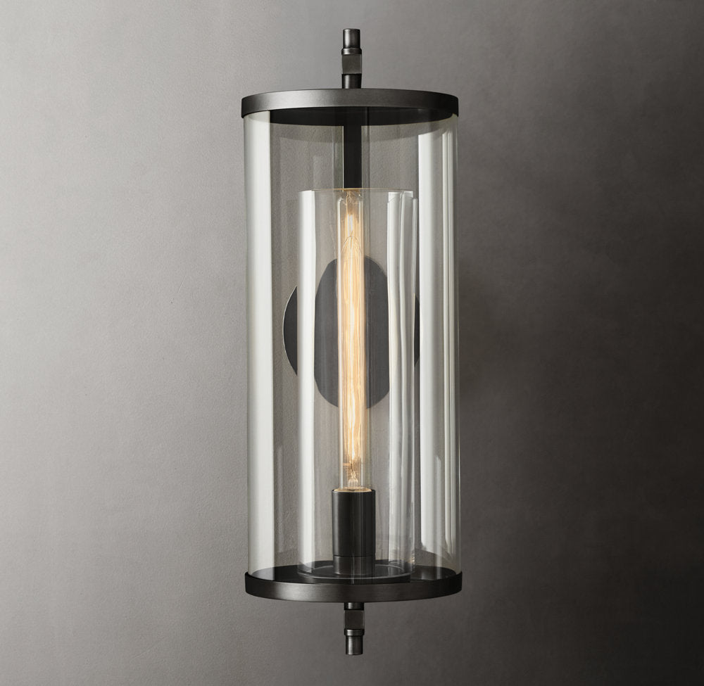 Optical Crystal Cylinder Wall Light