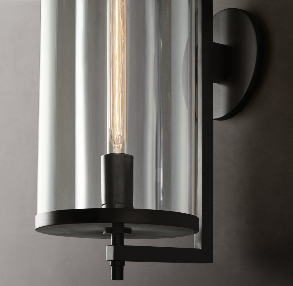 Optical Crystal Cylinder Wall Light