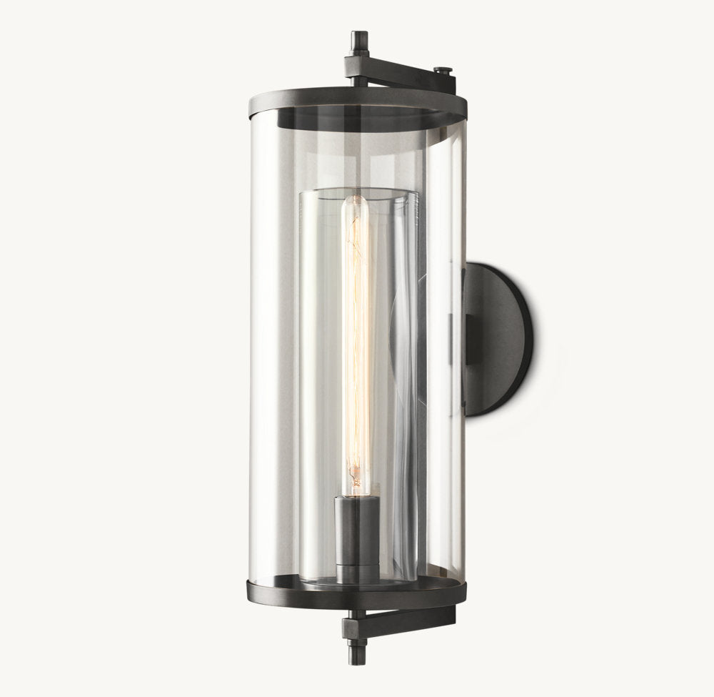 Optical Crystal Cylinder Wall Light