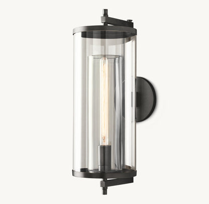 Optical Crystal Cylinder Wall Light