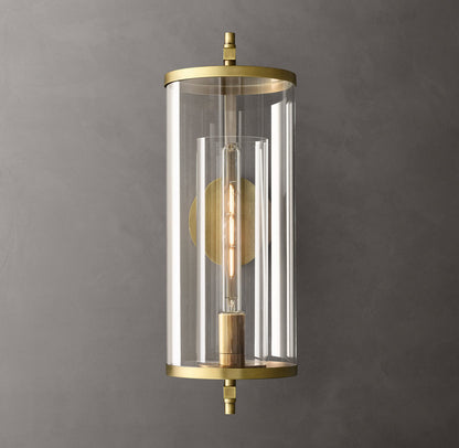 Optical Crystal Cylinder Wall Light