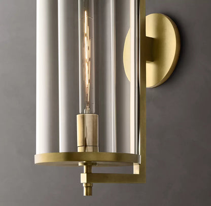 Optical Crystal Cylinder Wall Light