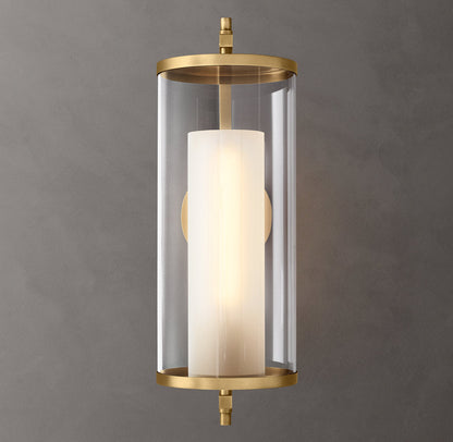 Optical Crystal Cylinder Wall Light