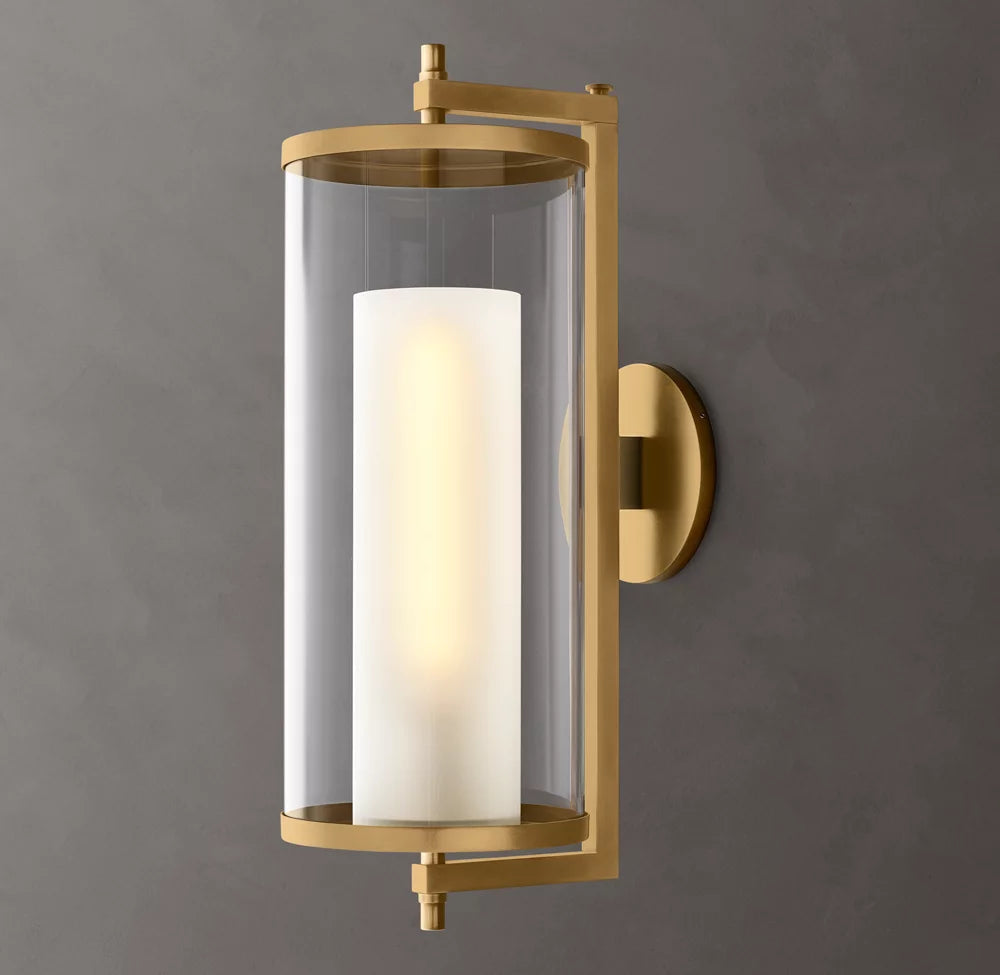 Optical Crystal Cylinder Wall Light