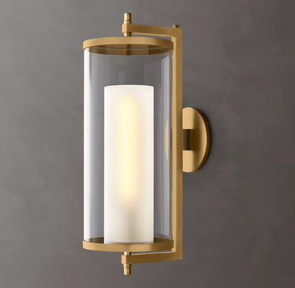 Optical Crystal Cylinder Wall Light