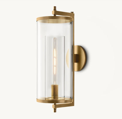 Optical Crystal Cylinder Wall Light