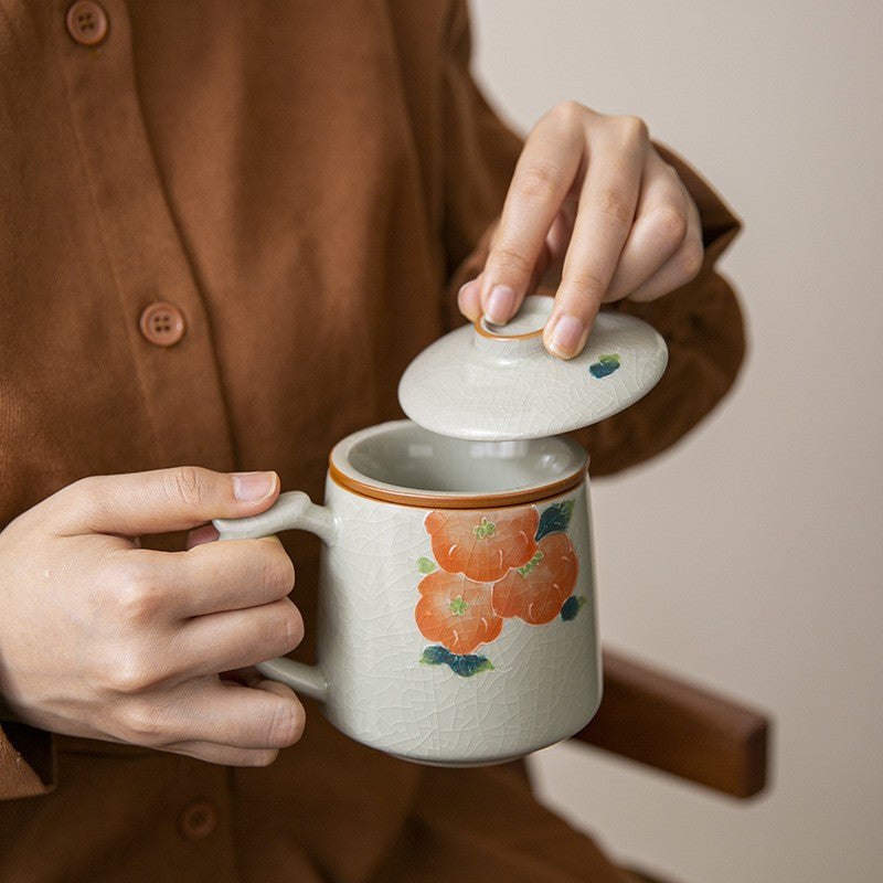 Persimmon Glaze Heritage Mug