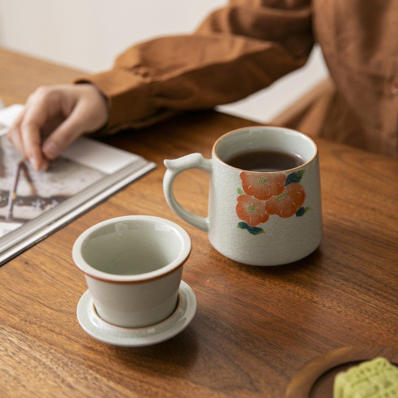Persimmon Glaze Heritage Mug