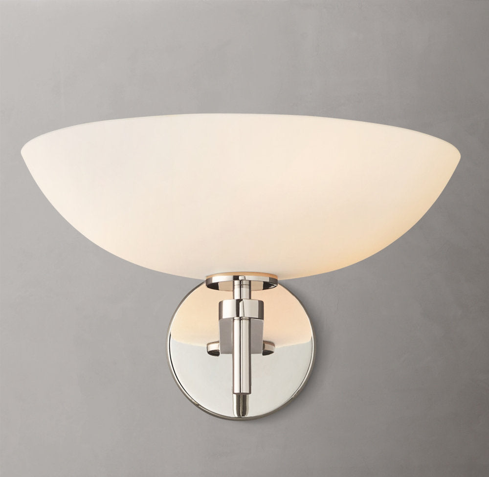 Porcelain Petal Accent Sconce