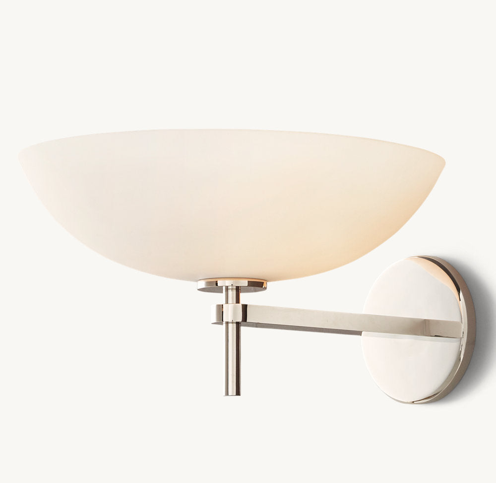 Porcelain Petal Accent Sconce