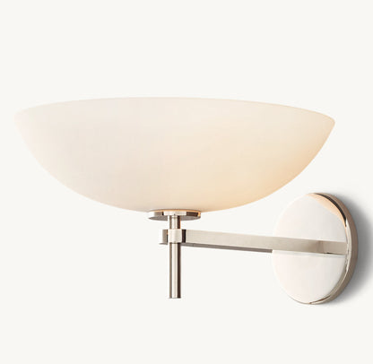 Porcelain Petal Accent Sconce