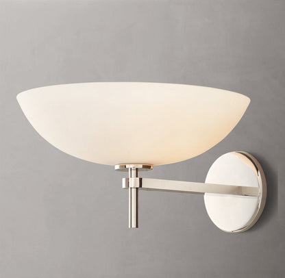 Porcelain Petal Accent Sconce