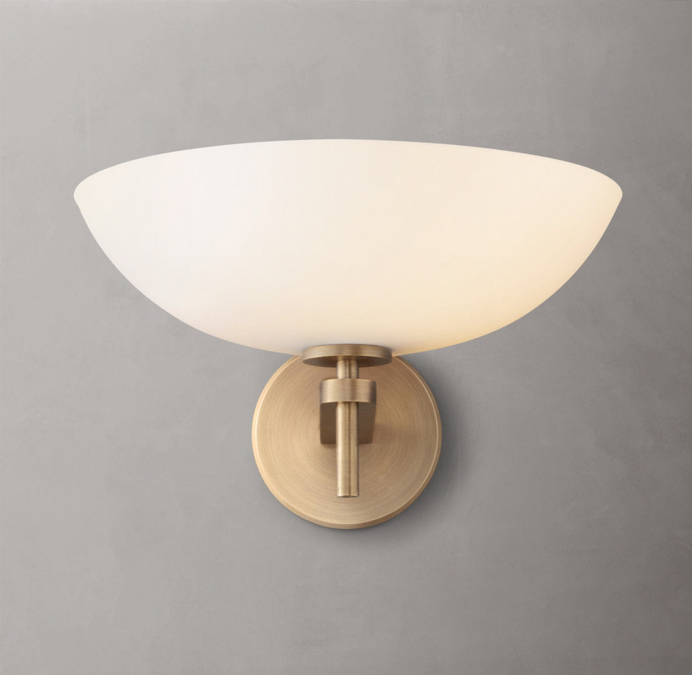 Porcelain Petal Accent Sconce