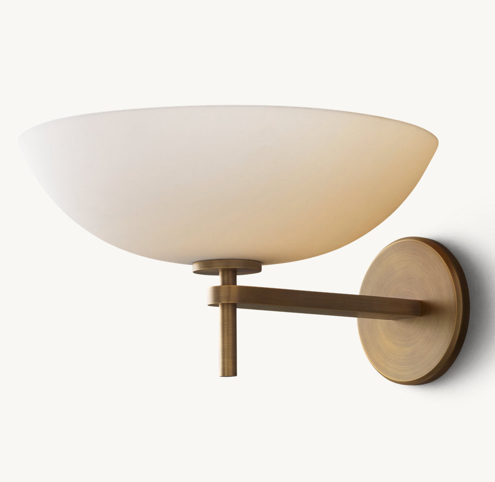 Porcelain Petal Accent Sconce