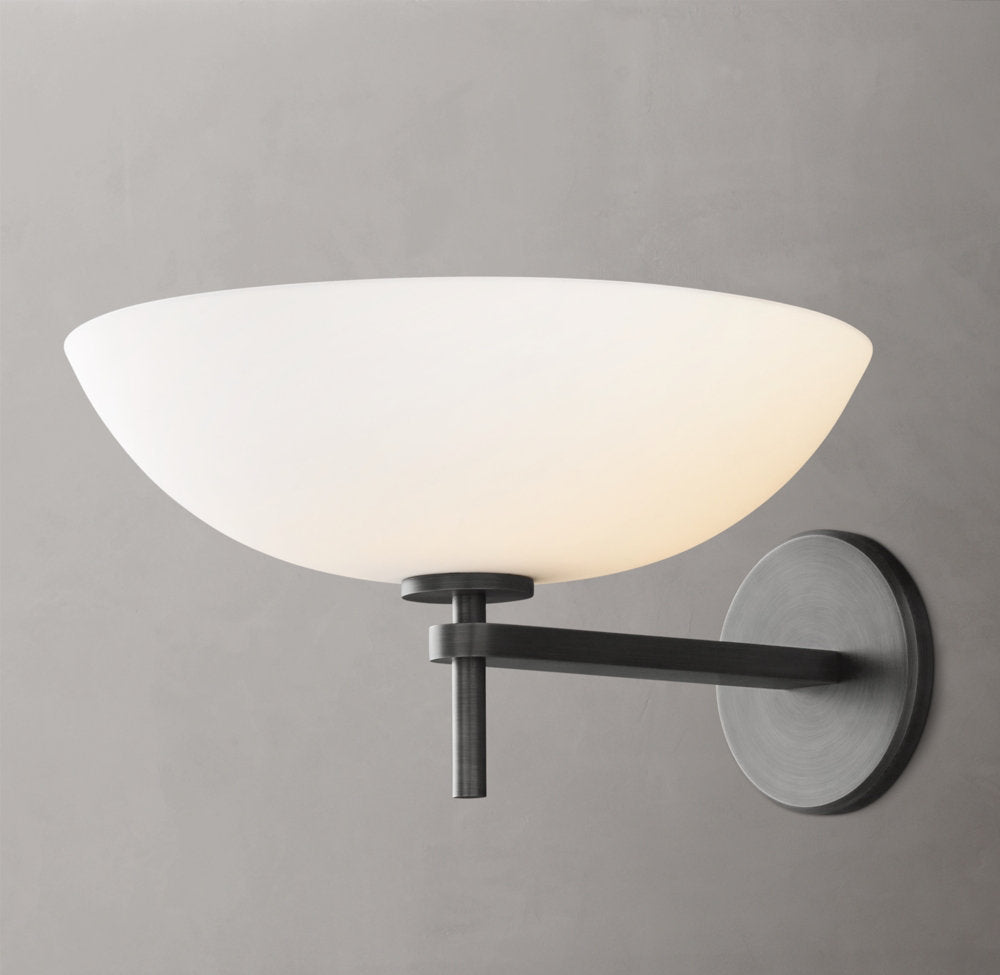 Porcelain Petal Accent Sconce