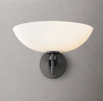 Porcelain Petal Accent Sconce