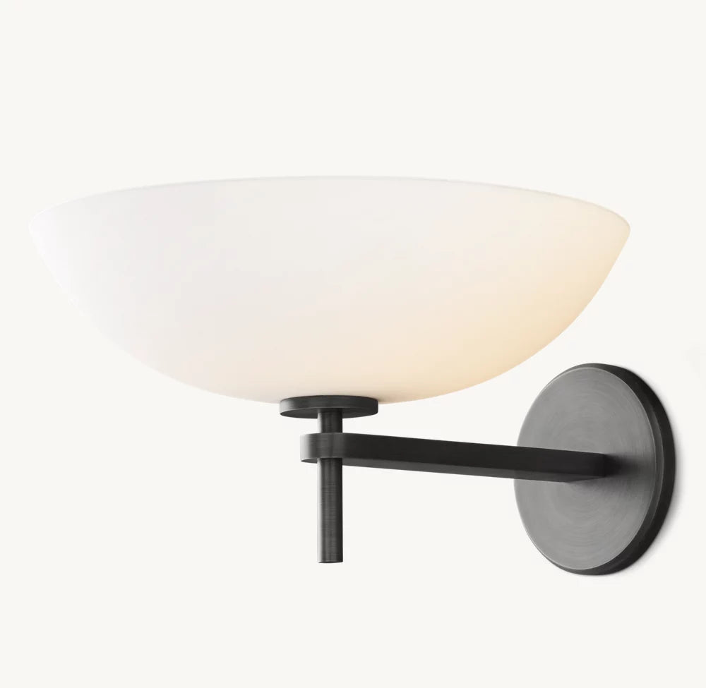Porcelain Petal Accent Sconce