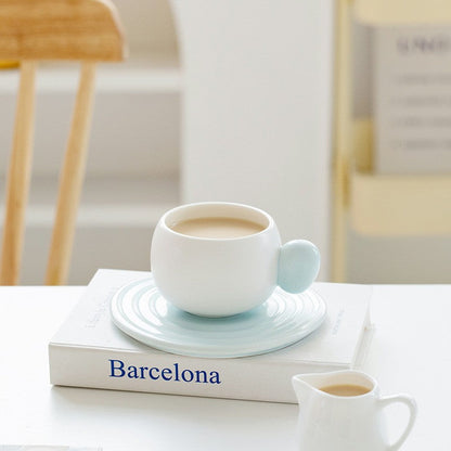 Softline Matte Milk Ring Coffee Set