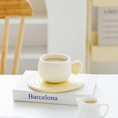 Softline Matte Milk Ring Coffee Set