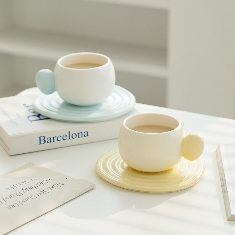 Softline Matte Milk Ring Coffee Set