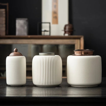 Stoneglaze Tea Storage Jar