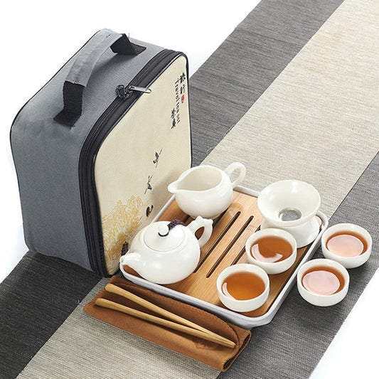 Wanderbrew Portable Tea Set for Four