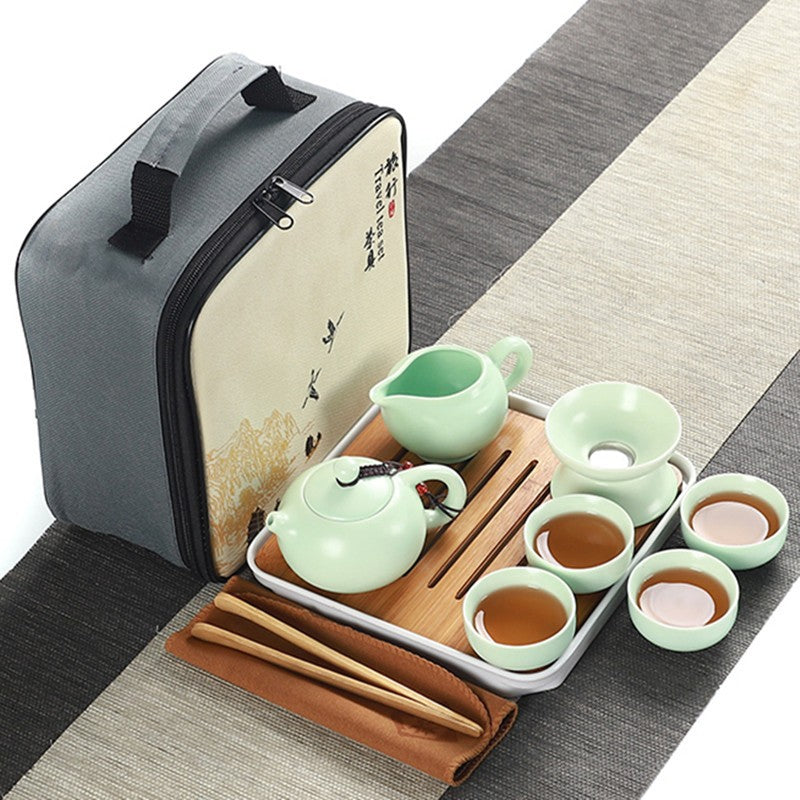 Wanderbrew Portable Tea Set for Four
